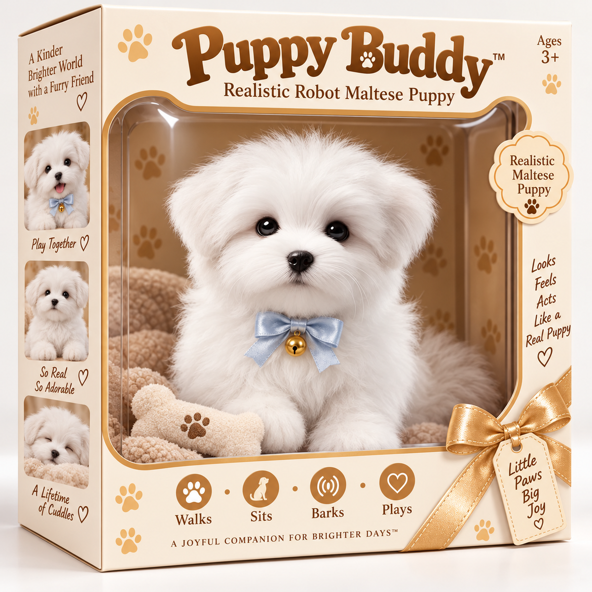 🐕49% OFFGolden Buddy™ 🐾 Realistic Robot Golden Retriever Puppy❄️