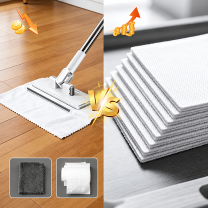 🧹 One-Click Lazy Mop – Drop the Dirty Cloth Without Touching It 🙌❄️
