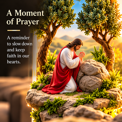 🙏✝️ The Story of Jesus LED Cross Lamp ✨ 6 Biblical Scenes & Meaningful Christian Gift❄️