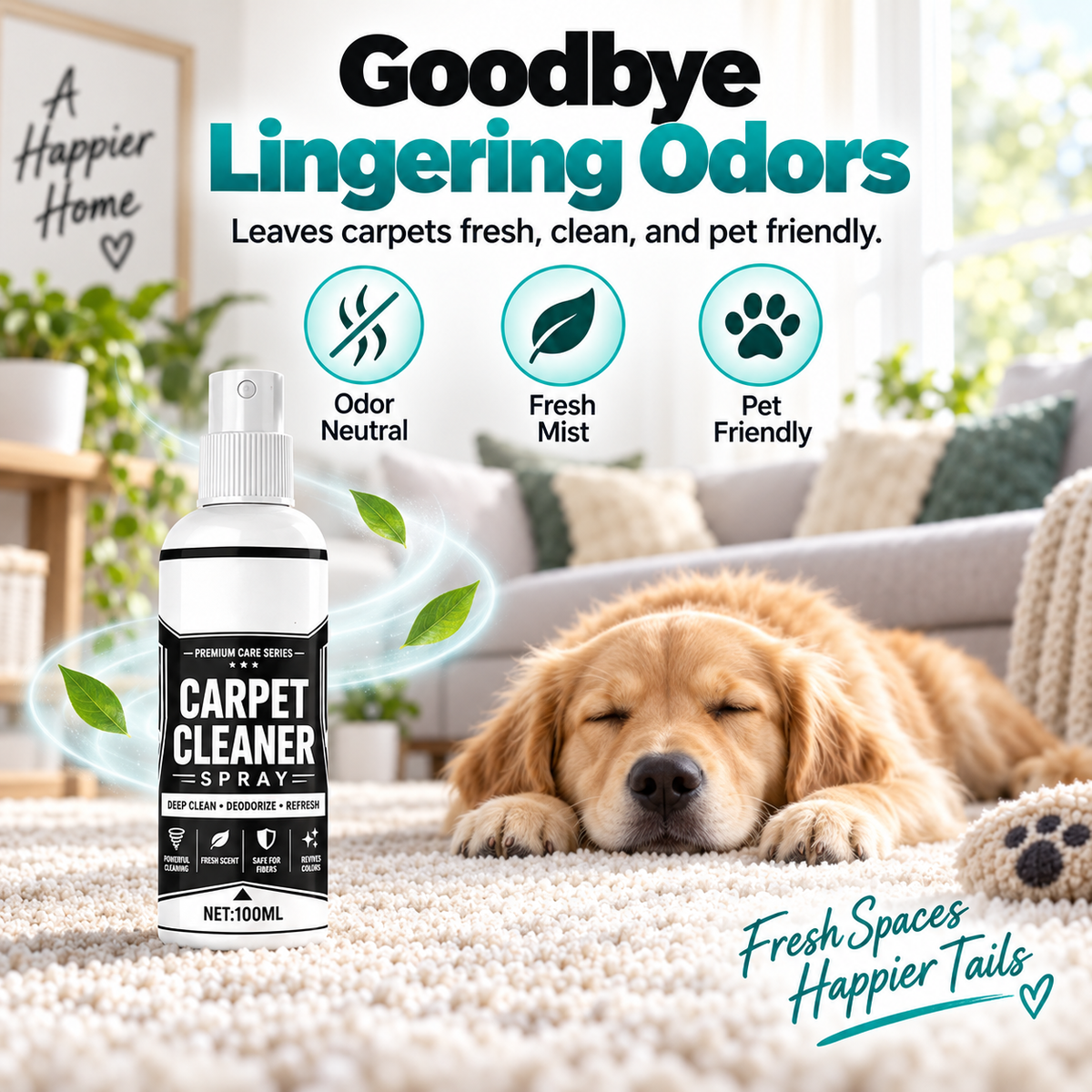 🧴✨Deep Cleaning Carpet Cleaner Spray🧽🍀