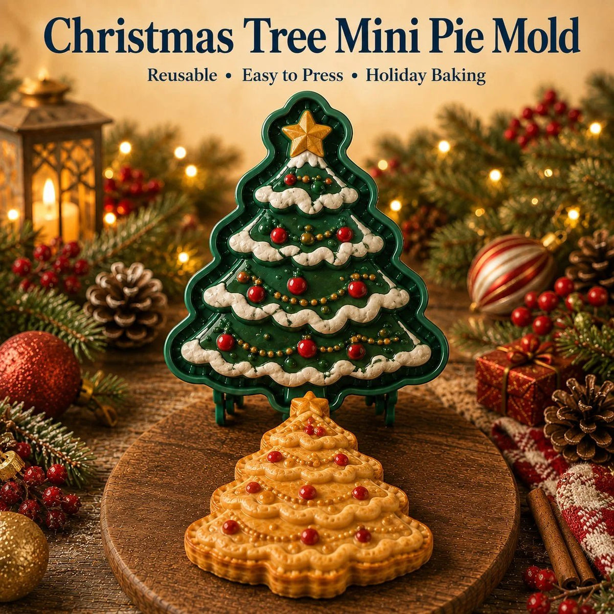 🎄Only $9.99 Last Day Promotion!🍪Christmas Baking Moulds – 9 Festive Designs 🎄