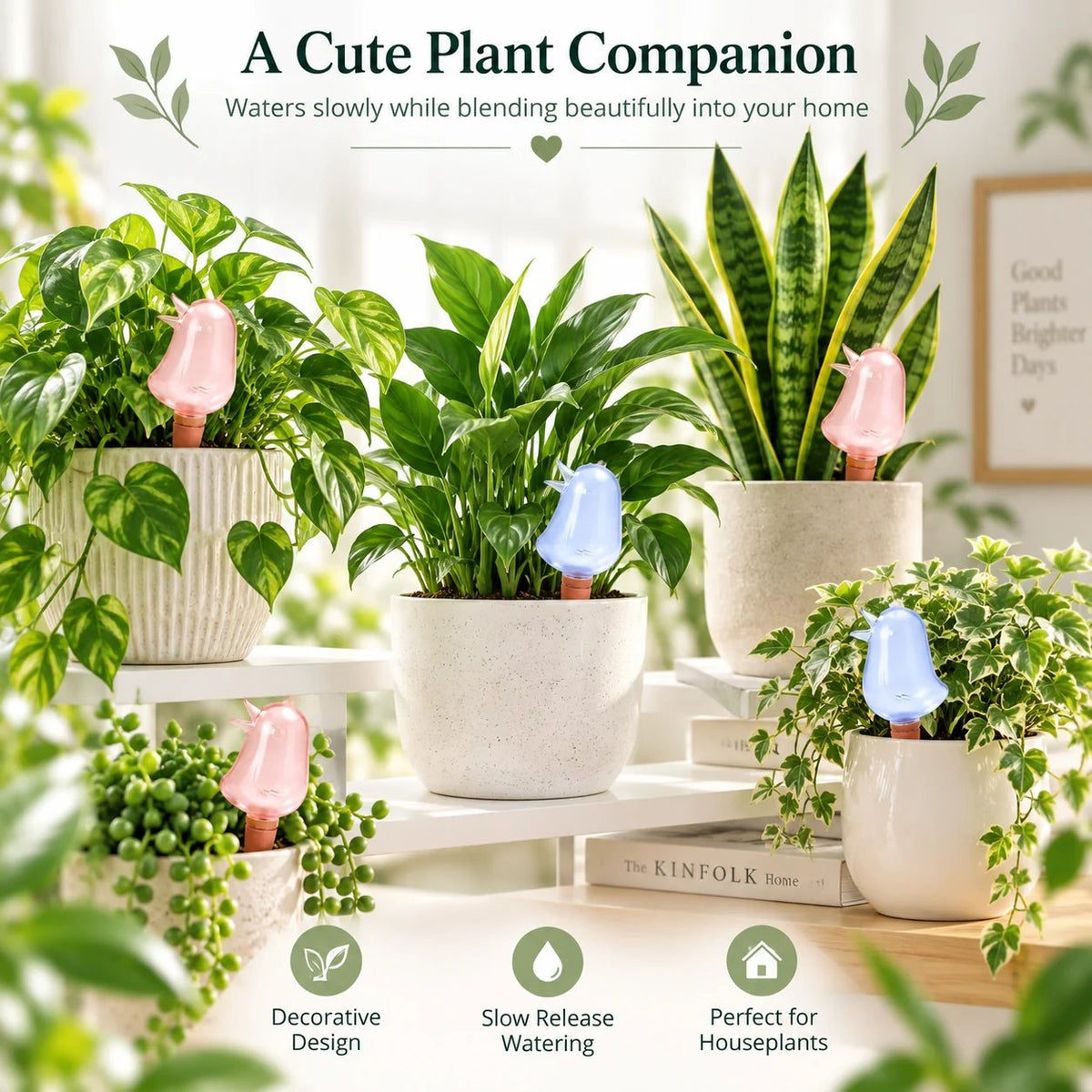 📍  🌱Automatic Self-Watering Plant Spikes – Adjustable Drip Irrigation System