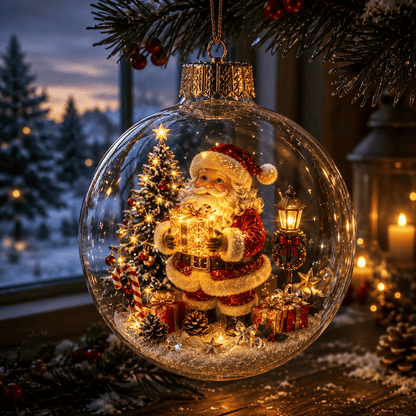 🔥Limited time 69% OFF -✨ Christmas Magic Light-Up Ornament™ – Miniature Holiday Scene