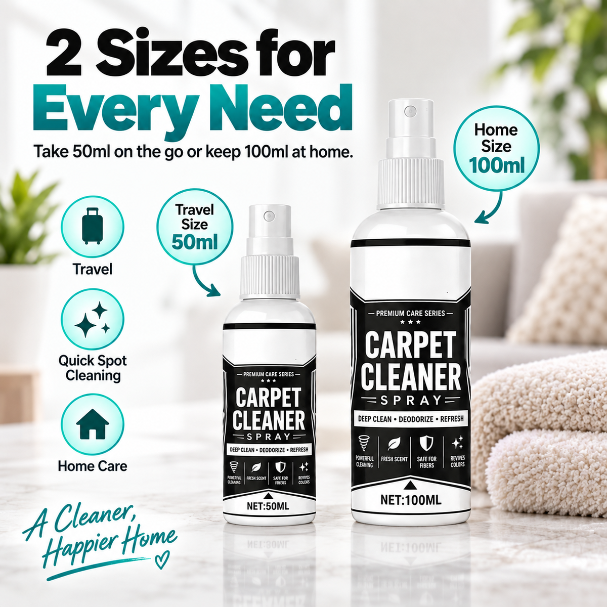 🧴✨Deep Cleaning Carpet Cleaner Spray🧽🍀