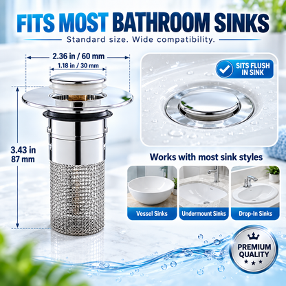 🔥Universal  Pop-Up Drain Stopper⭐🛒