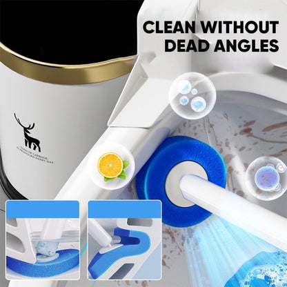 Hands-Free Flip-Top Disposable Toilet Brush⏳
