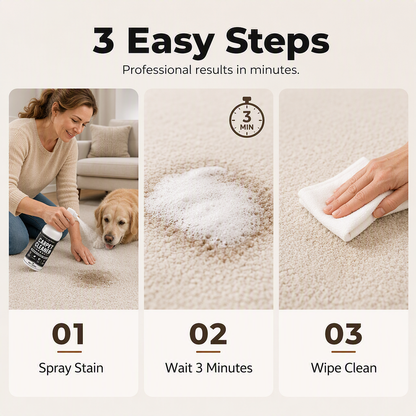 ✨ Carpet & Upholstery Cleaner Spray – Lifts Stains & Neutralizes Odors❄️