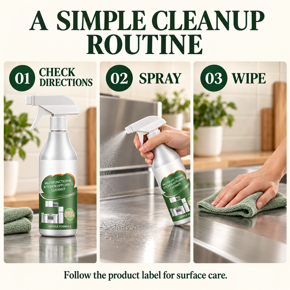 ✨ Kitchen Grease & Grime Cleaner 🛒