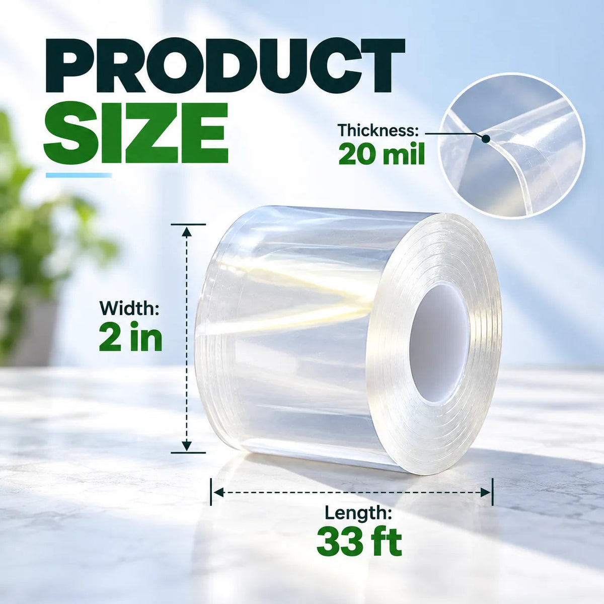 Clear Weather Sealing Tape – Waterproof Window & Door Gap Seal❄️