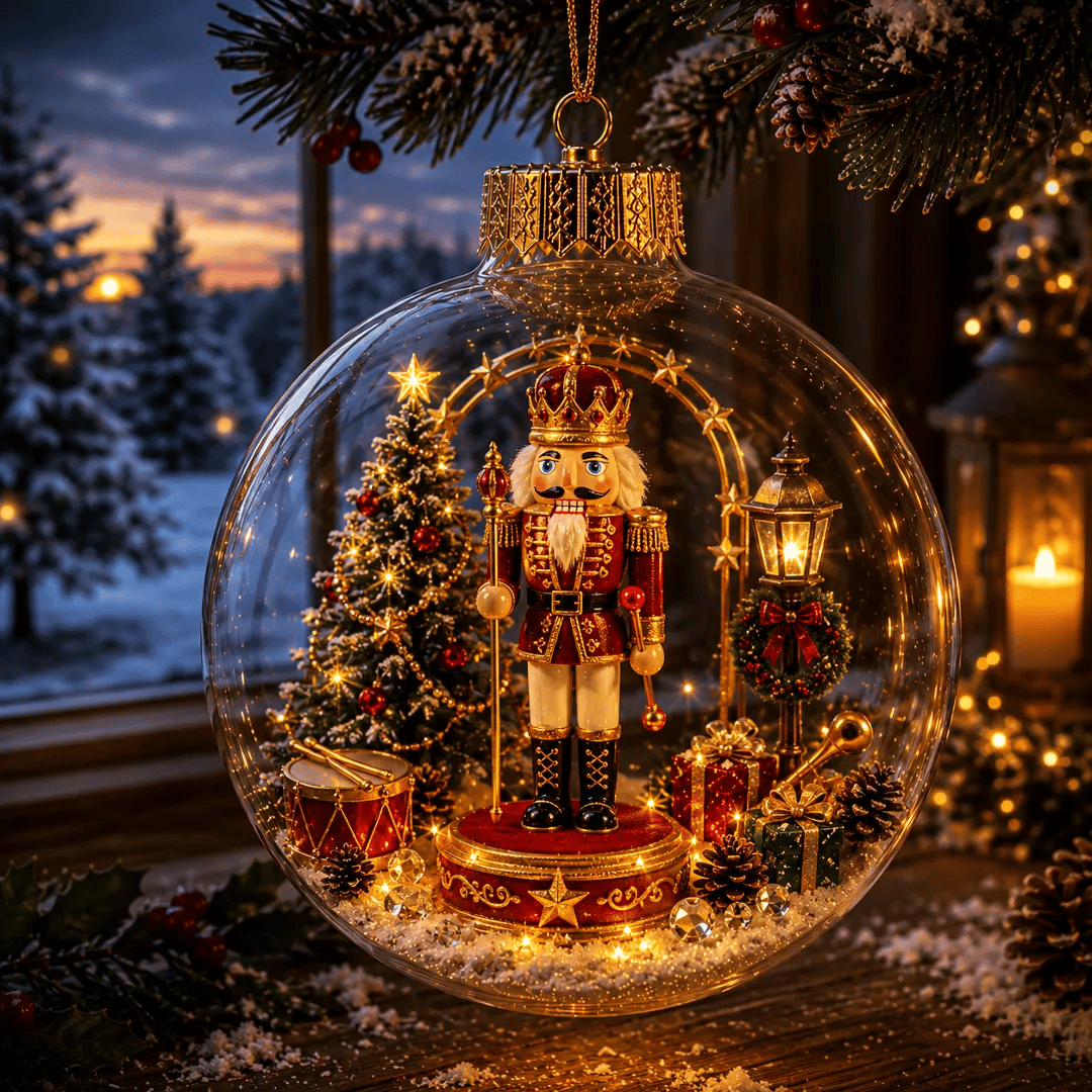 🔥Limited time 69% OFF -✨ Christmas Magic Light-Up Ornament™ – Miniature Holiday Scene