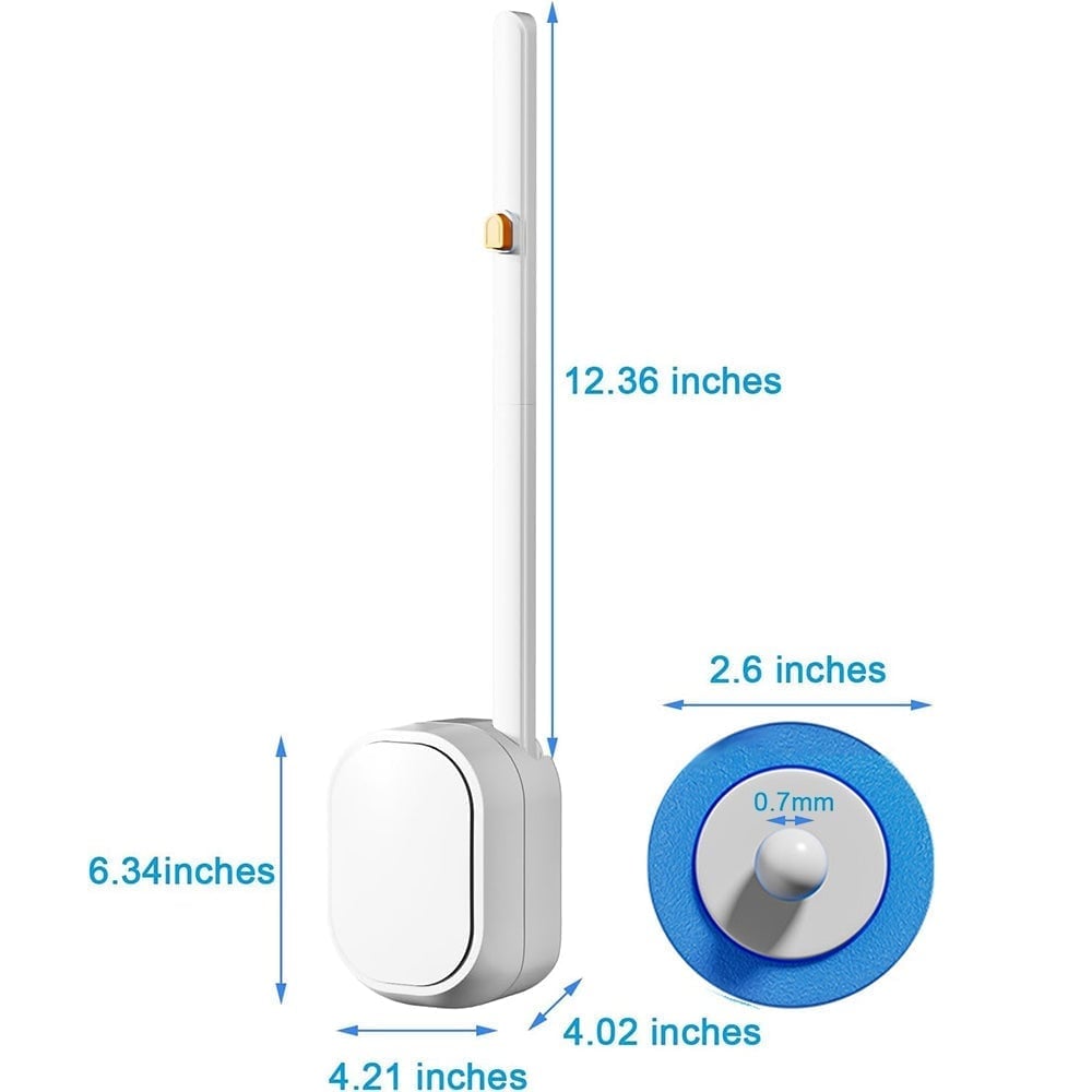 Hands-Free Flip-Top Disposable Toilet Brush⏳