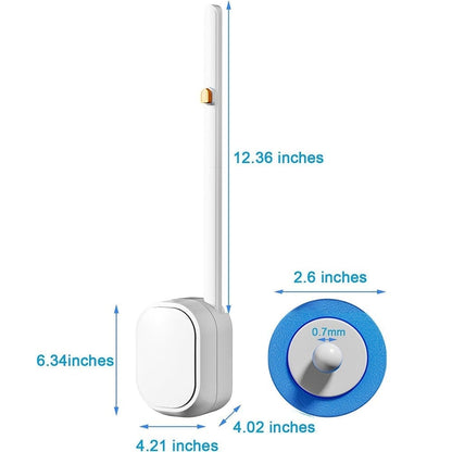 Hands-Free Flip-Top Disposable Toilet Brush⏳