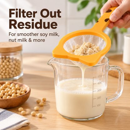 📍Cat Ear Multi-Purpose Funnel & Fine Mesh Strainer – Food-Grade Kitchen🍀