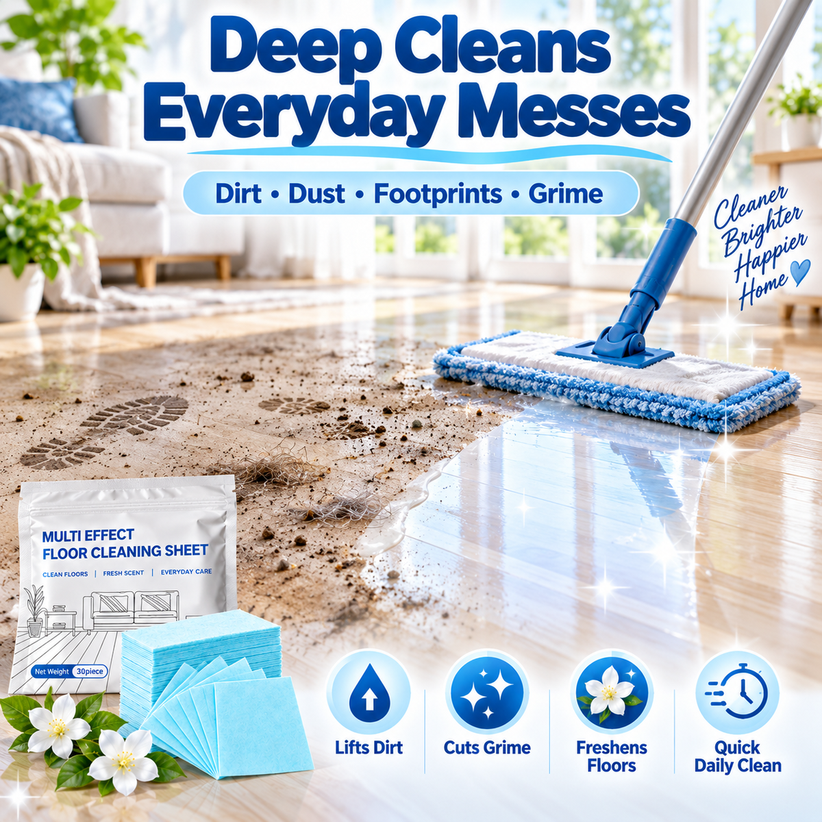 🦠Multi-Surface Antibacterial Cleaner for Hardwood, Tile & Laminate🏡🍀