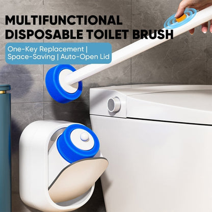 Hands-Free Flip-Top Disposable Toilet Brush⏳