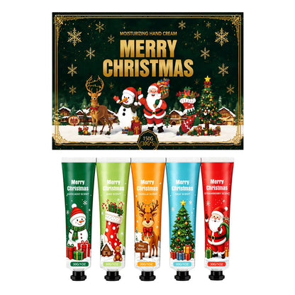 Christmas Hand Cream Gift Set Hand Cream for Women Scented Hand Lotion for Dry Cracked Hands Moisturizing Hand Care Cream Travel Size
