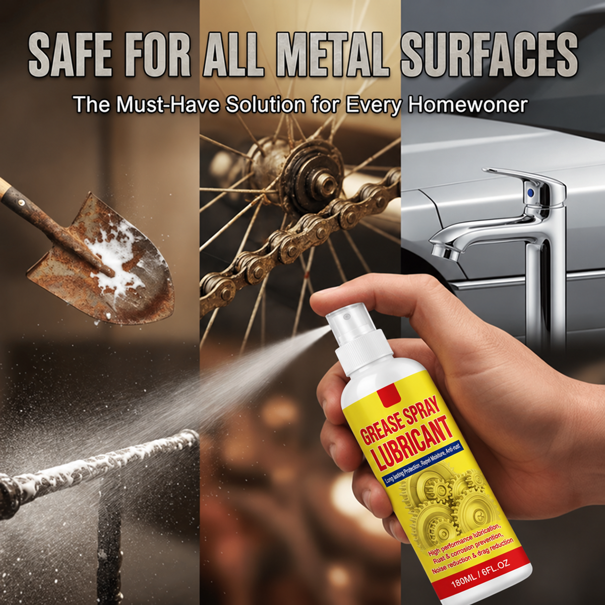 Anti-Rust Lubricant Spray & Rust Remover