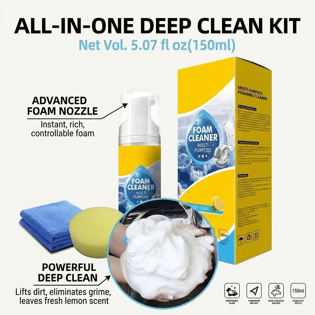 🫧4-in-1 Multi-Enzyme Foam Cleaner🛒