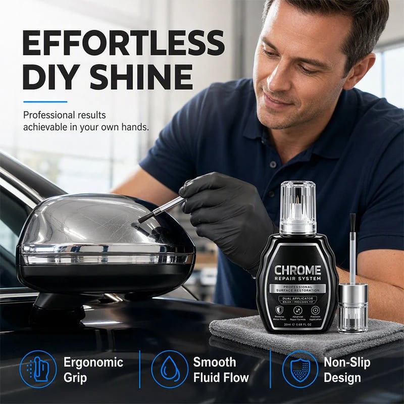 ✨ Chrome Shine Restorer Pen – Refresh Dull Metal & Bring Back the Shine❄️