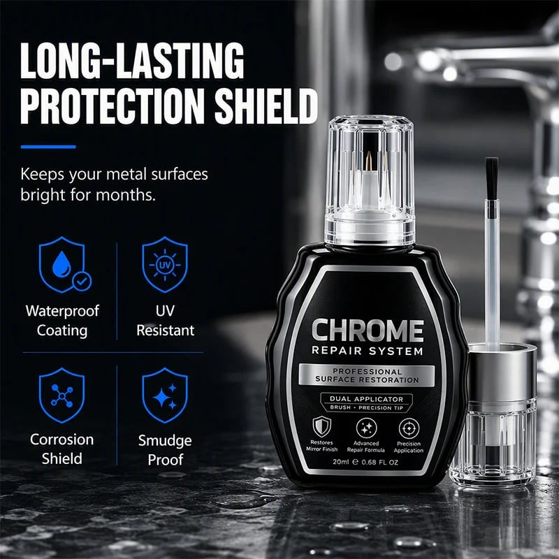 ✨ Chrome Shine Restorer Pen – Refresh Dull Metal & Bring Back the Shine❄️