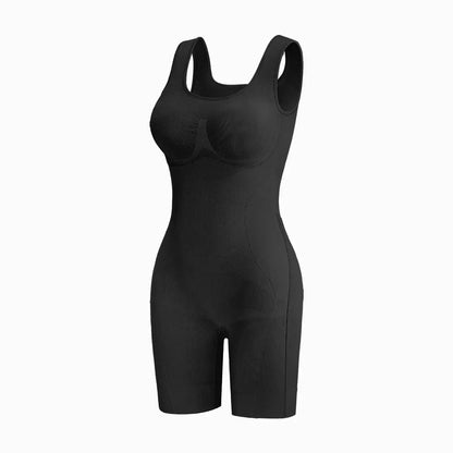 🧘Tummy Control Butt Lifter Faja Bodysuit, Back Support Scrunch Back Open Design❄️