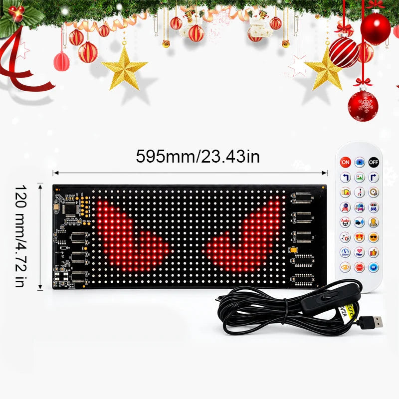 Smart App-controlled Christmas Led Pixel Display⏳