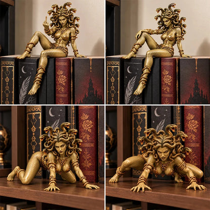🐍 Medusa Statue – Greek Mythology & Gothic Home Decor ✨