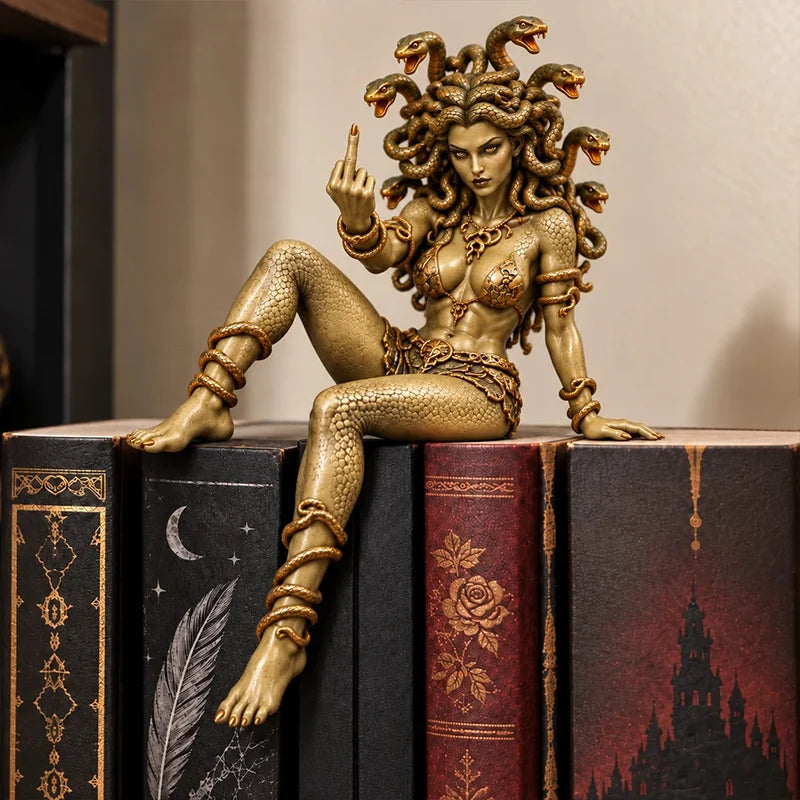 🐍 Medusa Statue – Greek Mythology & Gothic Home Decor ✨