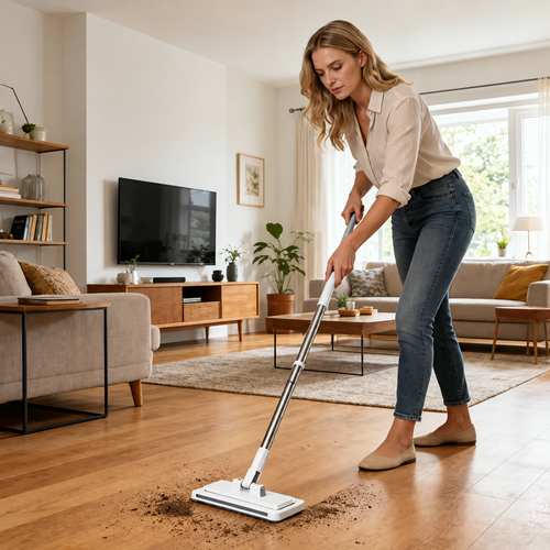 🧹 One-Click Lazy Mop – Drop the Dirty Cloth Without Touching It 🙌❄️