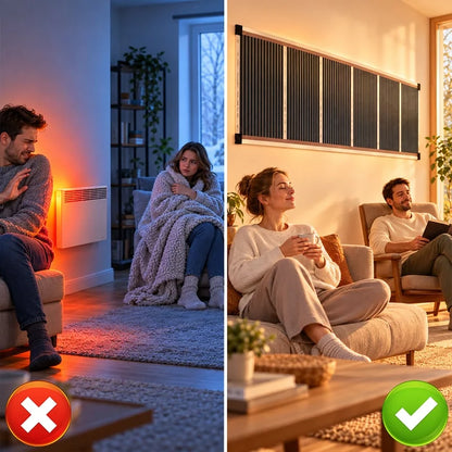 🏠Last Day 49% OFF🔥 Far-Infrared Ceramic Wall Heater – Fast Warmth, Quiet Comfort