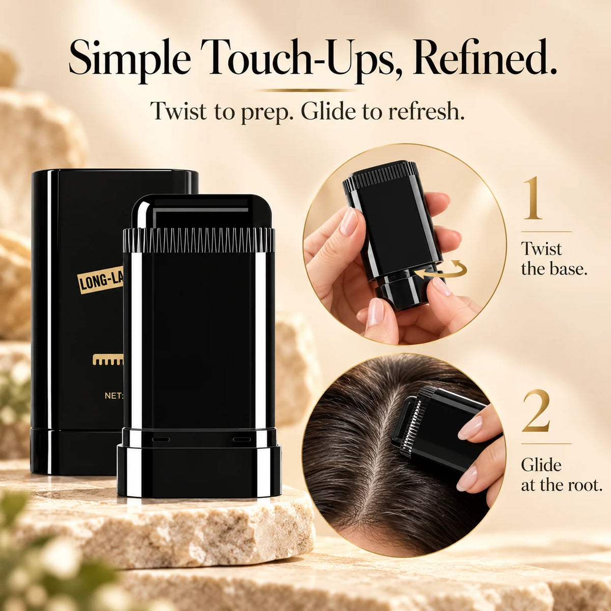 🎉Instant Hair Colour Stick with Built-In Comb🛍️