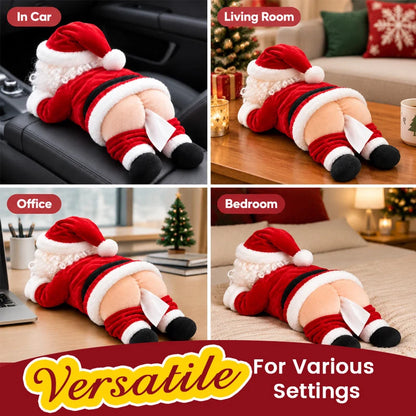 🎁 50% OFF ❤️Funny Santa Butt Tissue Box