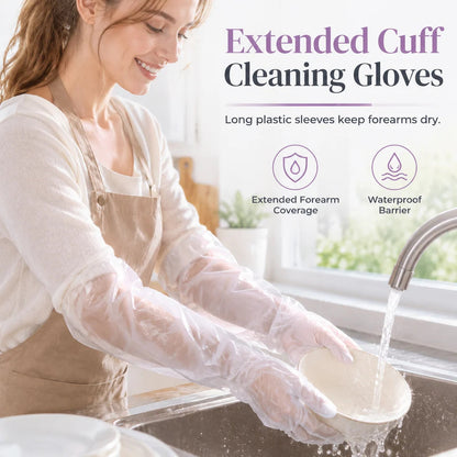 🧪 Chemical Safety 2026 | Disposable Long Gloves | Full Protection & Durable 🛡️🍀