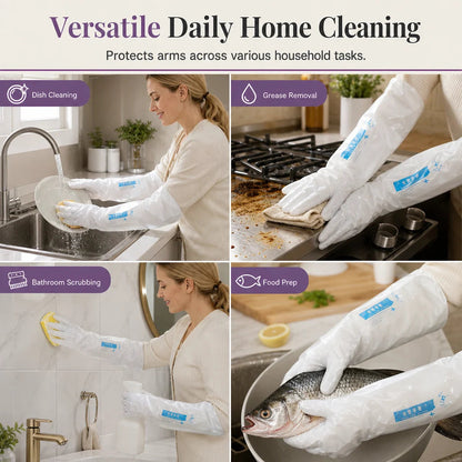 🧪 Chemical Safety 2026 | Disposable Long Gloves | Full Protection & Durable 🛡️🍀