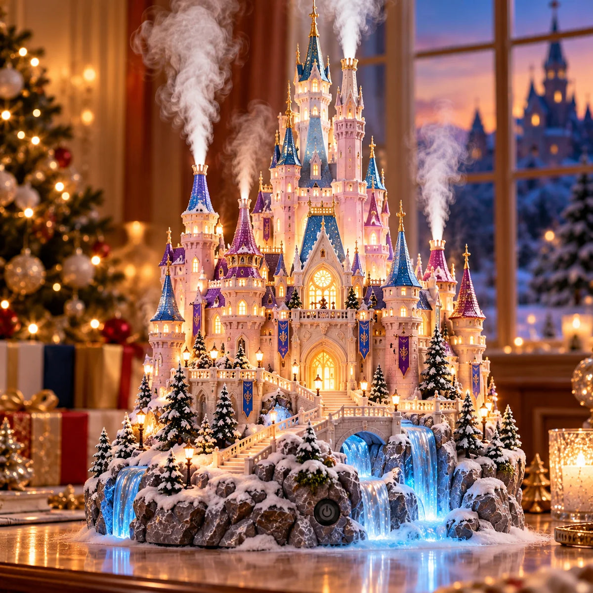 ✨LAST DAY 49% OFF-🏰 Fairytale Castle Humidifier – Magical Mist, Glowing Windows & Storybook Home Decor