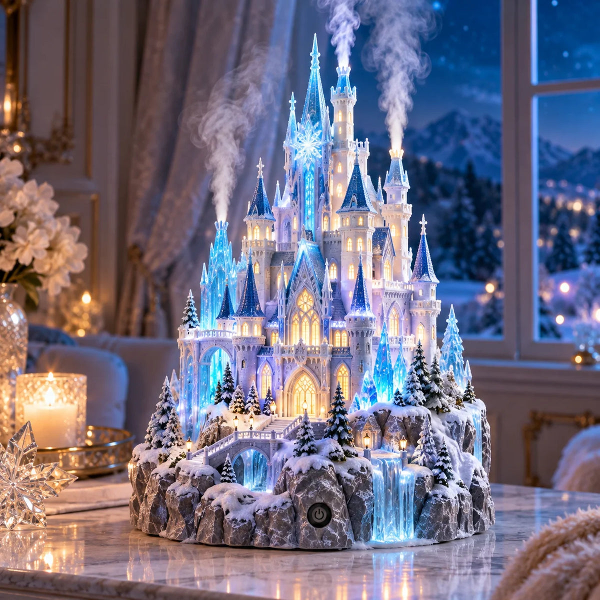 ✨LAST DAY 49% OFF-🏰 Fairytale Castle Humidifier – Magical Mist, Glowing Windows & Storybook Home Decor