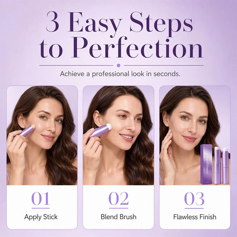🤍Limited Buy 1 Get 1 Free!!💄 2-in-1 Color Changing Foundation Stick ✨💗