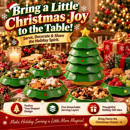 🎁 49% OFF -5-Layer Christmas Tree Serving Tray