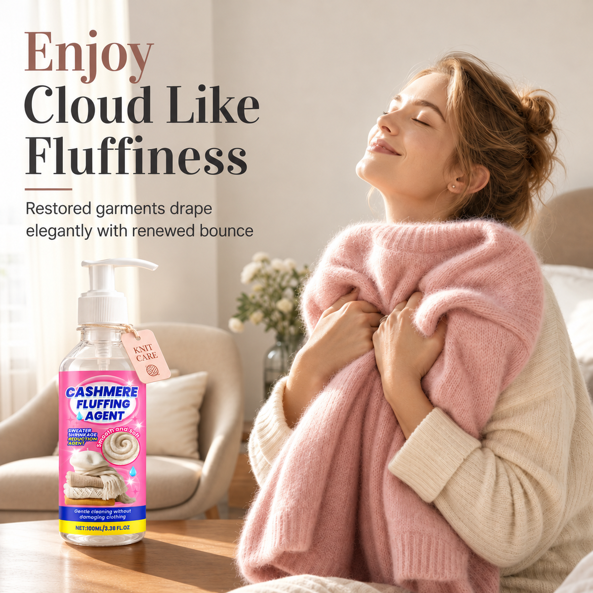 🧶 Wool & Cashmere Sweater Softening and Reshaping Care⏳