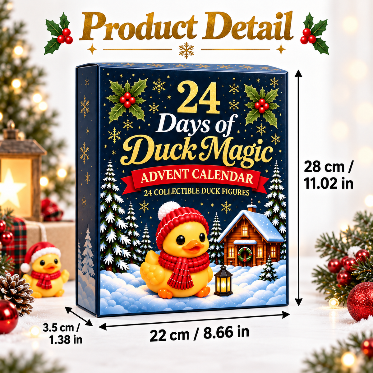 🦆🎄Christmas 24 Days of Duck Magic Collectible Figures - Duck Magic Advent Calendar🍀