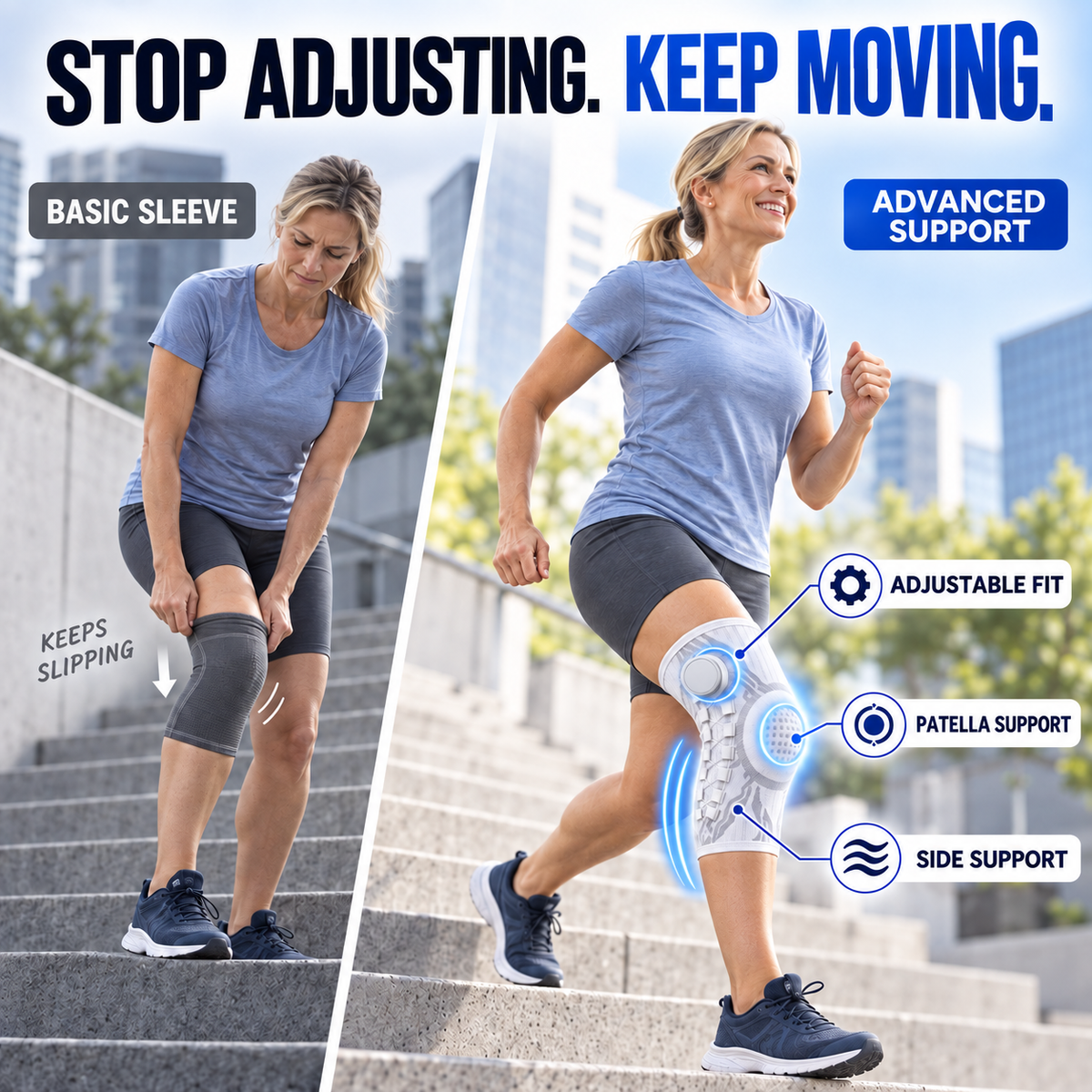 💥 50% OFF🦵 Knee Sleeve✨ Compression Support & All-Day Comfort