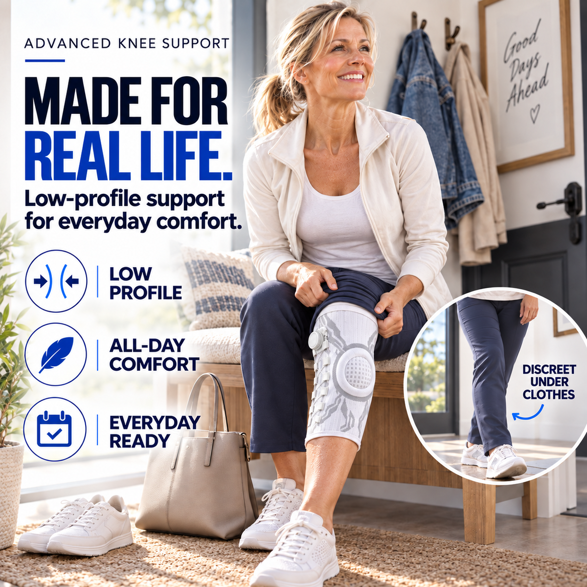 💥 50% OFF🦵 Knee Sleeve✨ Compression Support & All-Day Comfort