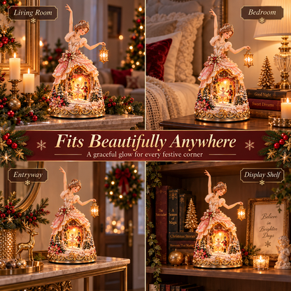 🔥LAST DAY 49% OFF 🩰 Winter Ballerina Story Lamp™ – Lighted Nutcracker Christmas Tabletop Decor ⏳