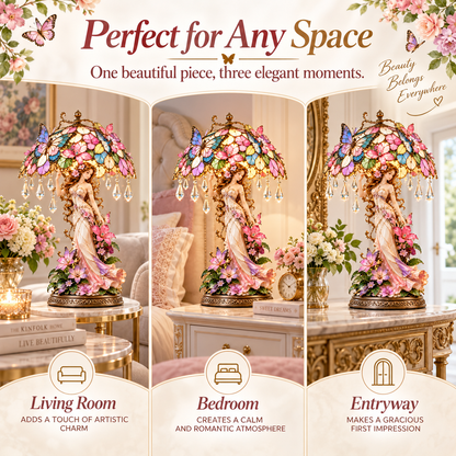 🔥 Last Day 49% OFF🦋 Butterfly Blossom Glow™ – Illuminated Floral Fairy Table Lamp🍀
