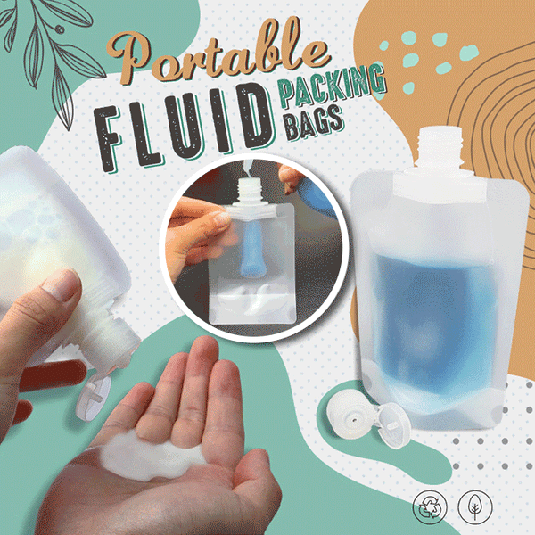 🔥Limited time 69% OFF -Portable Travel Fluid Makeup Packing Bag(10 Pcs）