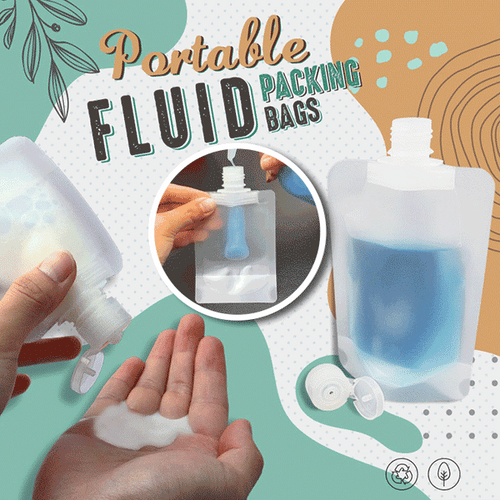 🔥Limited time 69% OFF -Portable Travel Fluid Makeup Packing Bag(10 Pcs）