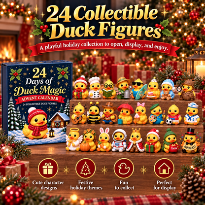 🦆🎄Christmas 24 Days of Duck Magic Collectible Figures - Duck Magic Advent Calendar🍀