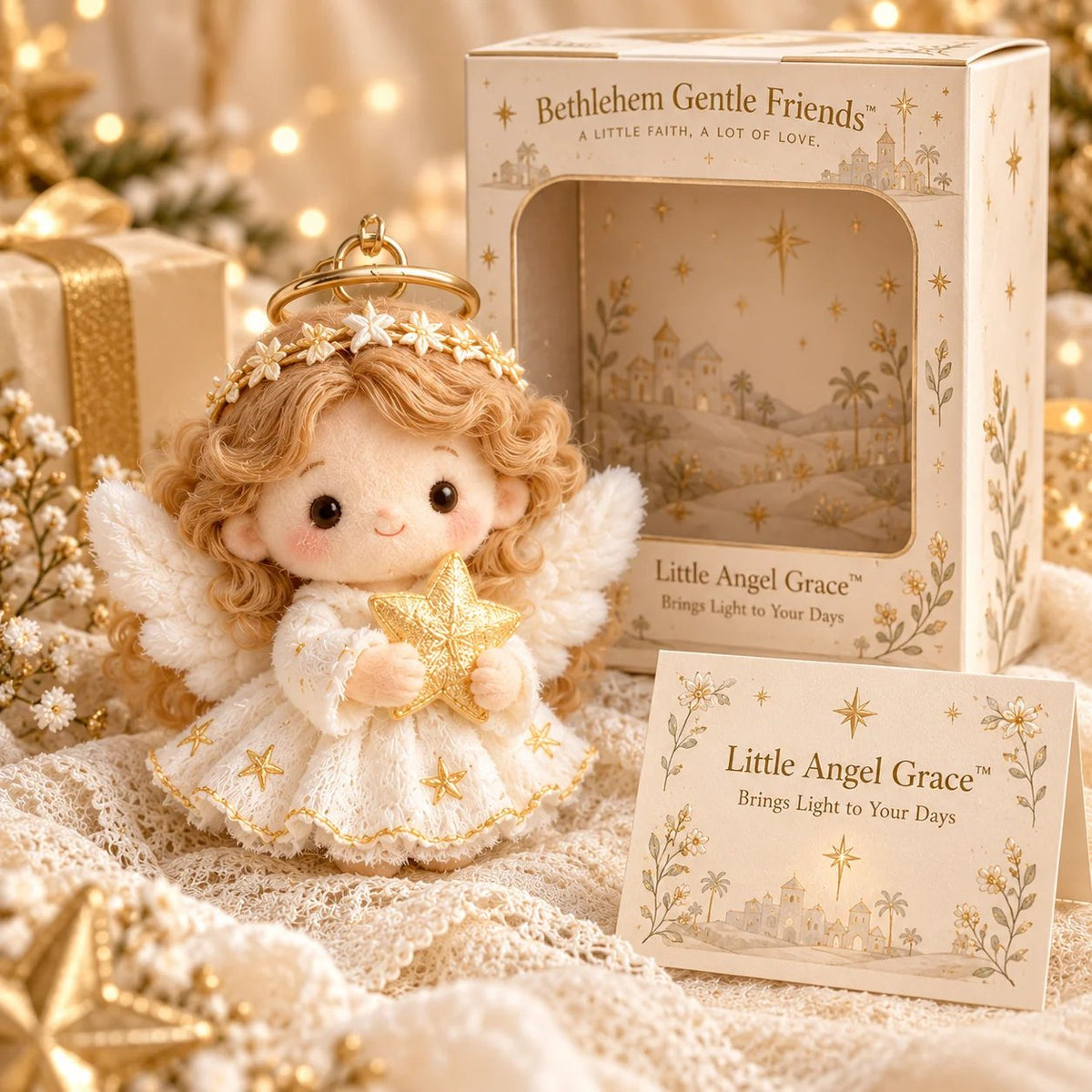 ✝️ Bethlehem Gentle Friends | 6 Faith-Inspired Plush Keepsakes with Meaningful Message Cards 💕