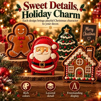 🎄 Last Day Promotion!🍪Christmas Baking Moulds – 9 Festive Designs 🎄🍀