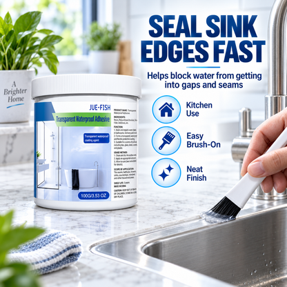 💧🔧Seal Cracks & Stop Leaks Fast ——Transparent Waterproof Coating🖌️🍀